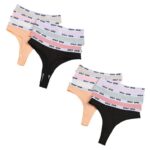8 darabos női tanga bugyi szett, többszínű, L méret