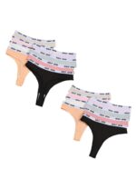 8 darabos női tanga bugyi szett, többszínű, L méret - Image 3