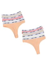 8 darabos női tanga bugyi szett, többszínű, L méret - Image 5