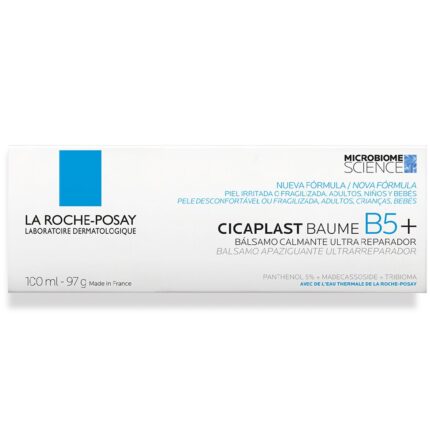 La Roche-Posay Cicaplast B5+ nyugtató balzsam, Több javallat bőrirritációra és hegekre, Babák, gyerekek és felnőttek számára, 100ml