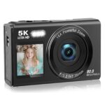 Kompakt fényképezőgép, Bedee, 5K, 80MP, 18x, 1200mah