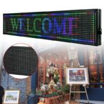 SMD RGB LED reklámtábla, PROCART, 100x20 cm, szöveg, képek, animációk, USB és WiFi - Image 13