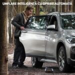 Hordozható autós kompresszor - szivattyús autó, kerékpár, motorkerékpár, matracok, léggömbök, 12 V DC digitális manométerrel, 100 PSI, 6,9 bár és LED vészvilágítás - Image 4