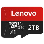 Lenovo 2TB MicroSDXC memóriakártya, UHS-I U3 A1 C10, 100 MB/s, SD adapterrel, víz- és ütésálló - Image 2